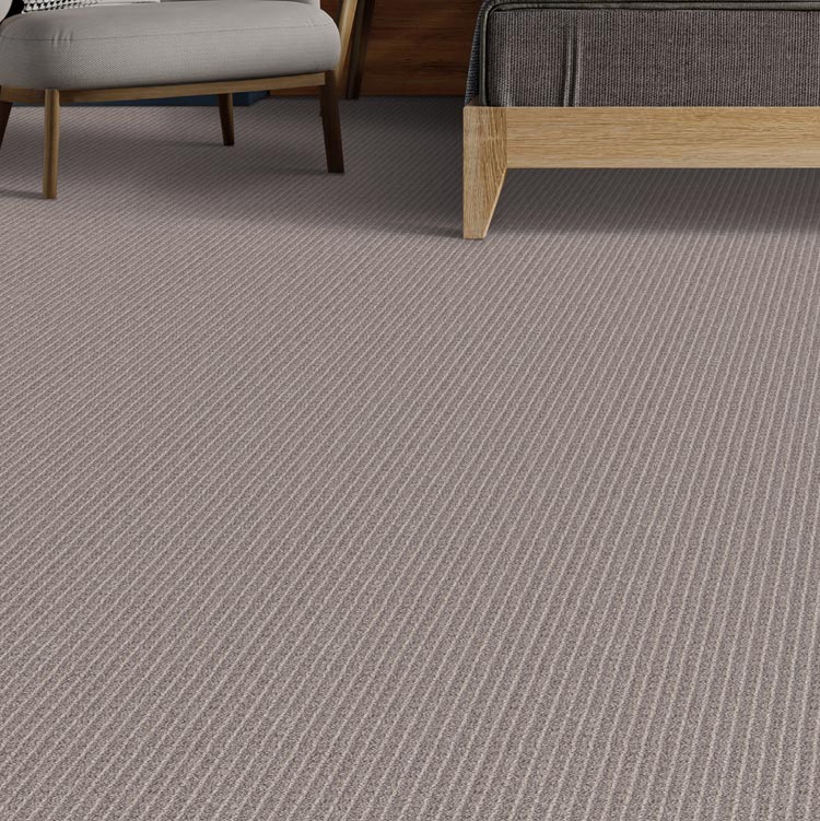 Installed carpet in home