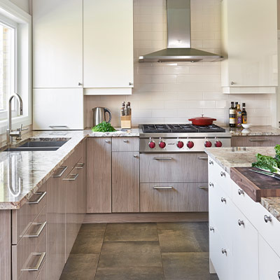 MidCentury Kitchen Interior Design by Linda Mazur