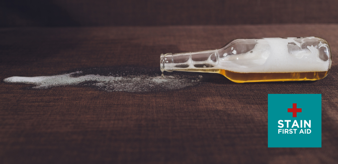 spilled beer