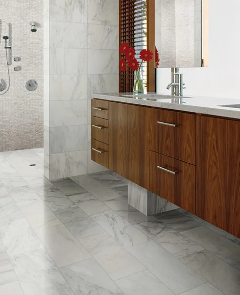 tile bathroom floor