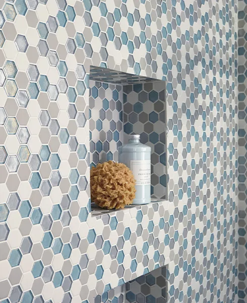 glass tile backstop